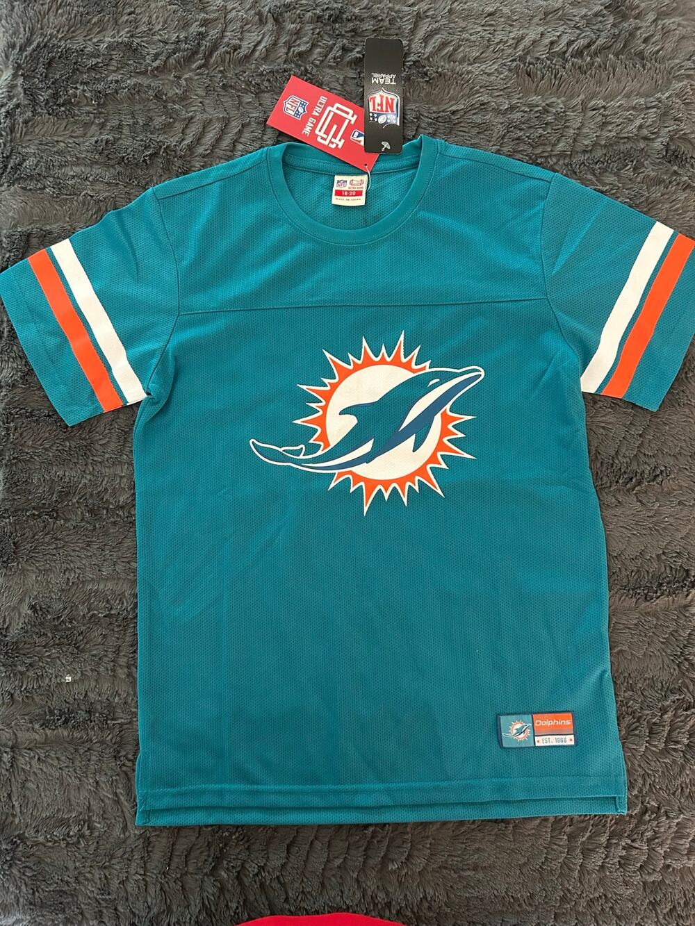 Miami Dolphins NFL Youth XL (18/20) Jersey (NWT)